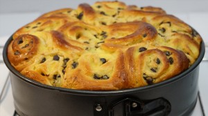 Chinois à la crème pâtissière et aux pépites de chocolat chinois