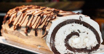 Bûche Nutella, chocolat et meringue