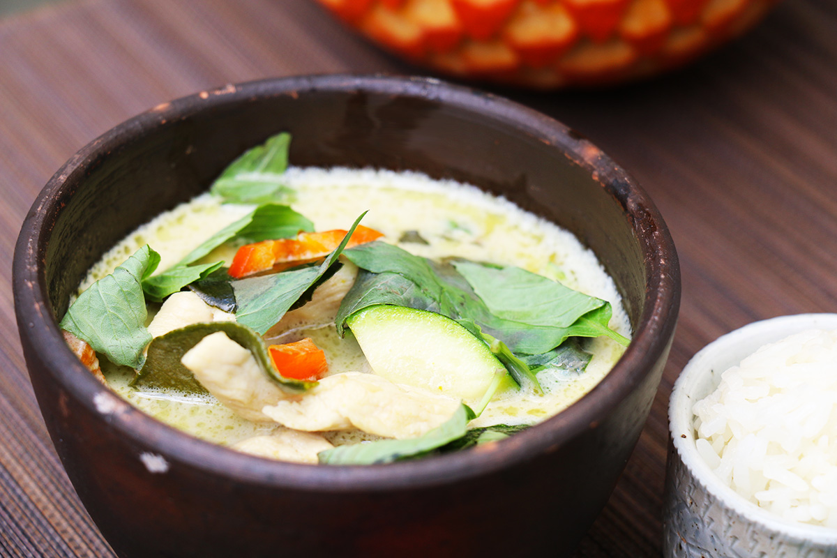 Curry Vert Au Poulet Recette Thaïlandaise