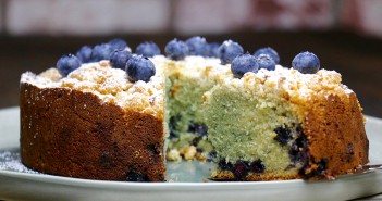 Crumbcake aux myrtilles