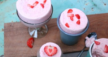 Soufflés glacés aux fraises: recette facile