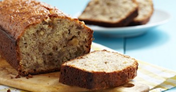 Cake à la banane, crumble aux noix