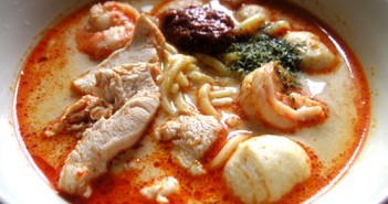 Laksa ou soupe de Singapour
